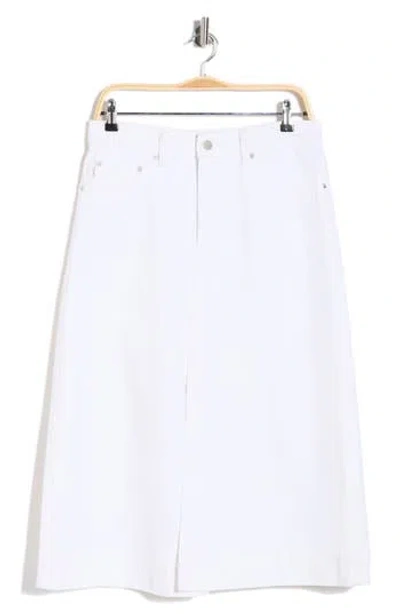 Dl1961 Alma A-line Denim Skirt In White