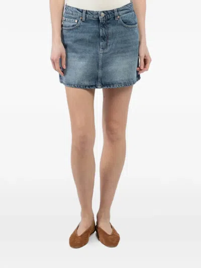 Dl1961 Alma Denim Skirt In Blue