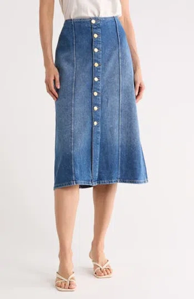 Dl1961 Alma Denim Skirt In Blue