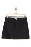 Dl1961 Alma Fray Denim Miniskirt In Eternity