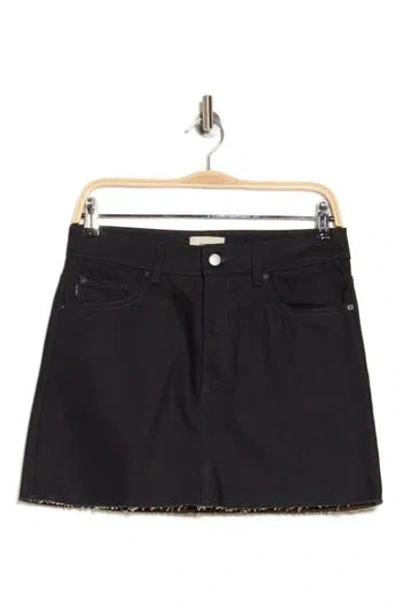 Dl1961 Alma Fray Denim Miniskirt In Eternity