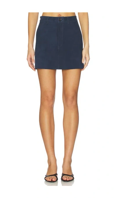 Dl1961 Alma Mini Skirt In Blue