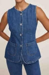 Dl1961 Amalie Denim Vest In Blue