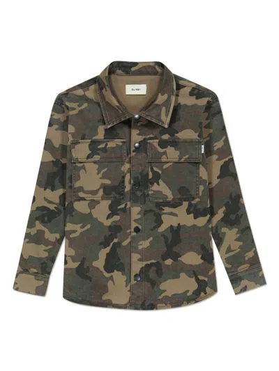 Dl1961 Kids' Ash Shirt In Brown