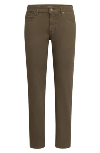 Dl1961 Avery Relaxed Straight Leg Jeans In Olive Twill