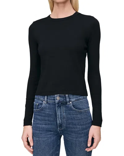 Dl1961 Baby Long Sleeve Tee In Black