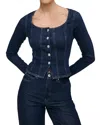Dl1961 Bailee Denim Top In Blue