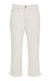 Dl1961 Bardot High Waist Instasculpt Capri Skinny Jeans In White