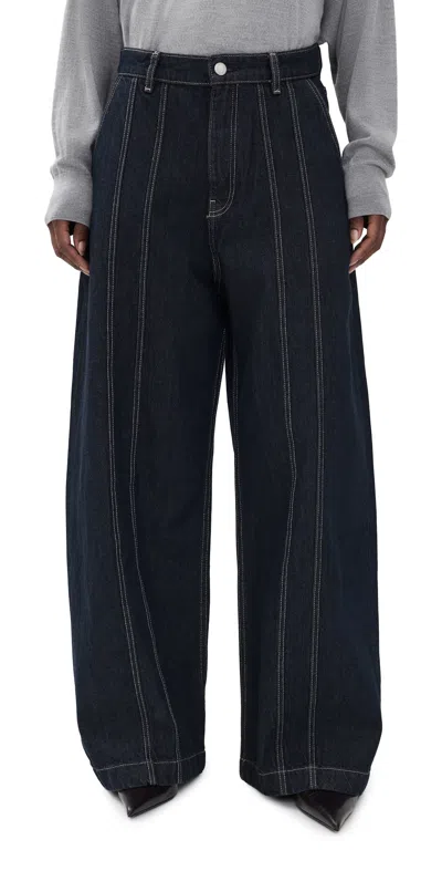Dl1961 Becca Low-slung Baggy Pants Midnight Run Aura (highluxe) In Midnight Run Aura (highluxe™)