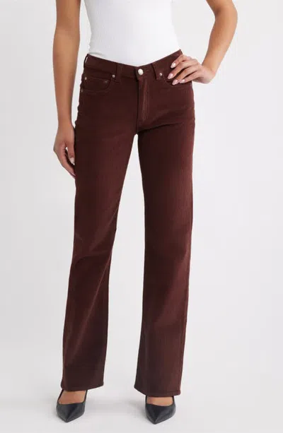 Dl1961 Bella Mid Rise Slim Bootcut Corduroy Jeans In Syrah Cord