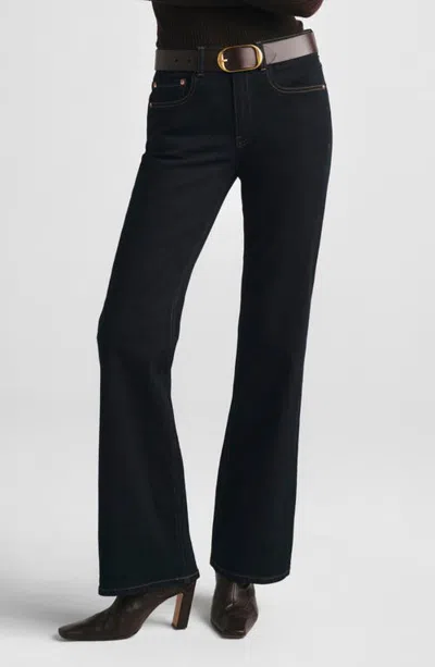 Dl1961 Bella Mid Rise Slim Bootcut Jeans In Black