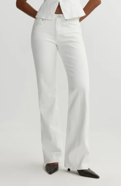 Dl1961 Bella Mid Rise Slim Bootcut Jeans In White