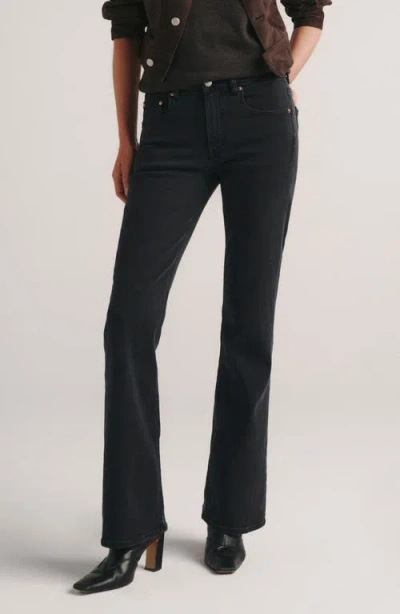 Dl1961 Bella Slim Bootcut Mid-rise Jeans In Black