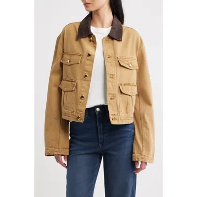 Dl1961 Boxy Denim Jacket In Savannas