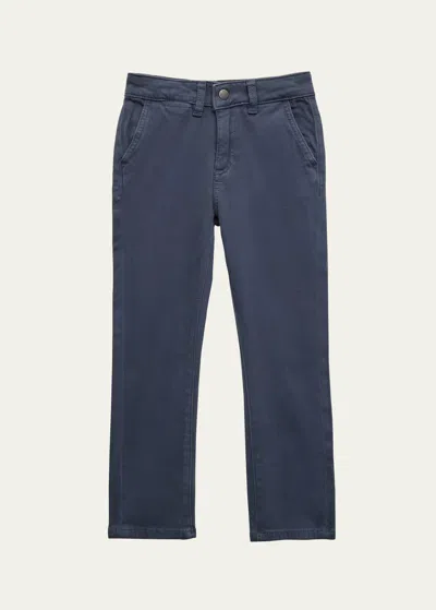 Dl1961 Kids' Boy's Brady Slim Chino Pants In Blue