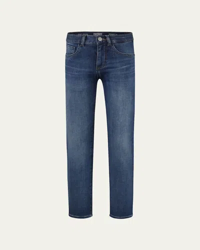 Dl1961 Kids' Boy's Brady Straight Leg Denim Jeans In Blue