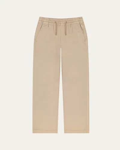 DL1961 BOY'S QUENTIN BRUSHED TWILL JOGGER PANTS