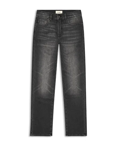 Dl1961 Boys' Brady Slim Knit Denim Jeans - Little Kid, Big Kid In Black