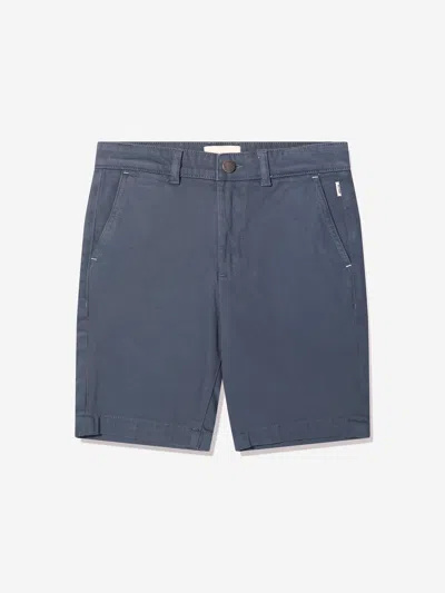 Dl1961 Kids' Stretch-cotton Bermuda Shorts In Blue