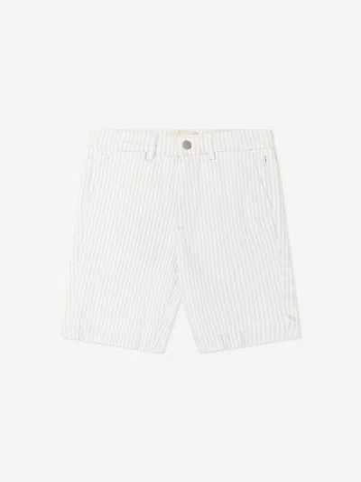 Dl1961 Kids' Jacob Striped Bermuda Shorts In Blue