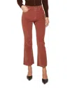 Dl1961 Bridget Boot High Rise Instasculpt Corduroy Crop Jeans In Terracotta In Brown