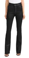 Dl1961 Bridget Boot High Rise Instasculpt Jeans Black Coated In Black Coated
