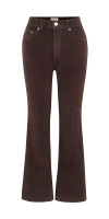 Dl1961 Bridget Boot High Rise Instasculpt™ Jeans Meteorite In Brown