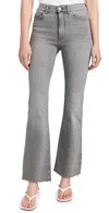 Dl1961 Bridget Boot: High Rise Instasculpt Jeans Pebble (performance) In Pebble (performance)