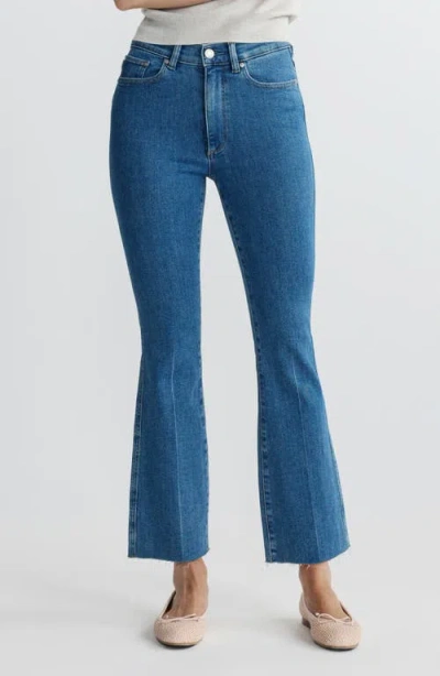 Dl1961 Bridget Boot Instasculpt™ High Rise Crop Jeans In Blue
