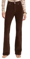 Dl1961 Bridget Corduroy Instasculpt High-rise Bootcut Jeans In Walnut (corduroy)