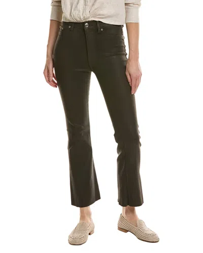 Dl1961 Bridget Cropped Chocolate Coated Bootcut Jean In White