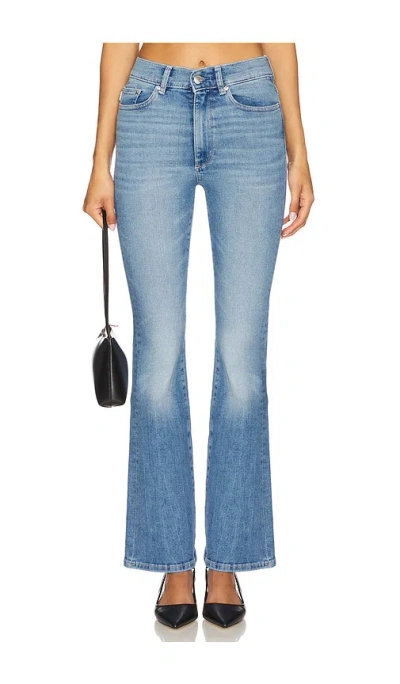 Dl1961 Bridget Instasculpt High Waist Raw Hem Ankle Bootcut Jeans In Island Park Performance