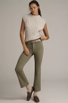 Dl1961 Bridget High-rise Crop Bootcut Jeans In Green