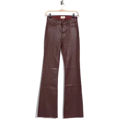 Dl1961 Bridget High Waist Bootcut Jeans In Saffron Coated