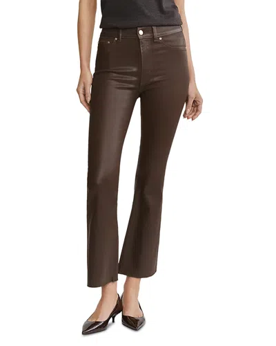 Dl1961 Bridget Instasculpt High Rise Ankle Bootcut Jeans In Brownstone Coated