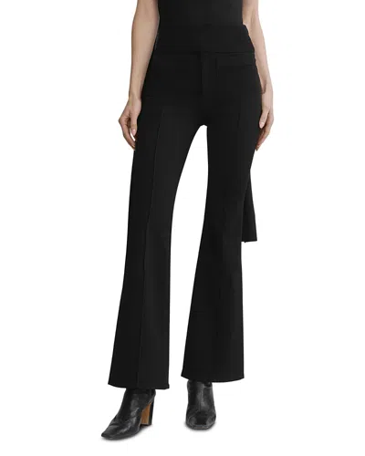 Dl1961 Bridget Instasculpt High Rise Bootcut Jeans In Black Pintuck