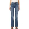 Dl1961 Bridget Instasculpt High Waist Raw Hem Ankle Bootcut Jeans In Blue Denim