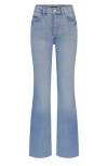 Dl1961 Bridget Instasculpt High Waist Split Hem Bootcut Jeans In Light Reef