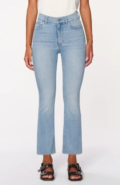 Dl1961 Bridget Instasculpt Raw Hem Ankle Bootcut Jeans In Fountain Dl Airbrushed