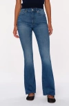 Dl1961 Bridget Instasculpt Raw Hem High Waist Bootcut Jeans In Palm Springs Dl Airbrushed