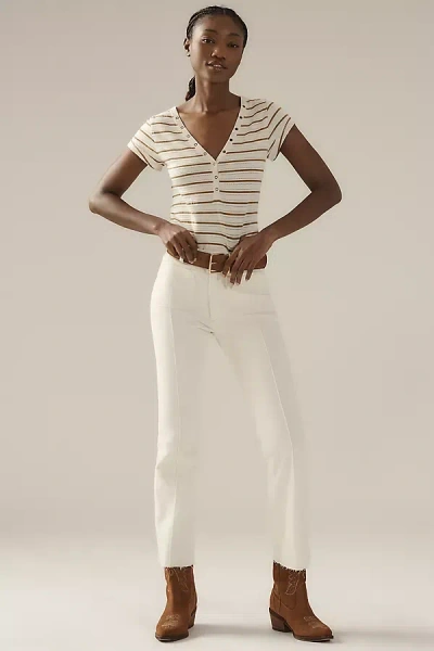 Dl1961 Bridget Mid-rise Bootcut Instasculpt Jeans In White