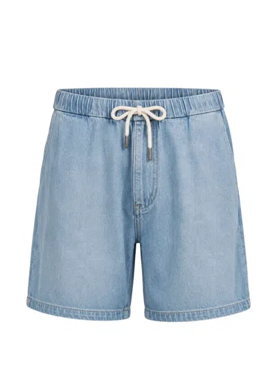 Dl1961 Bryce Drawstring Denim Shorts In Blue