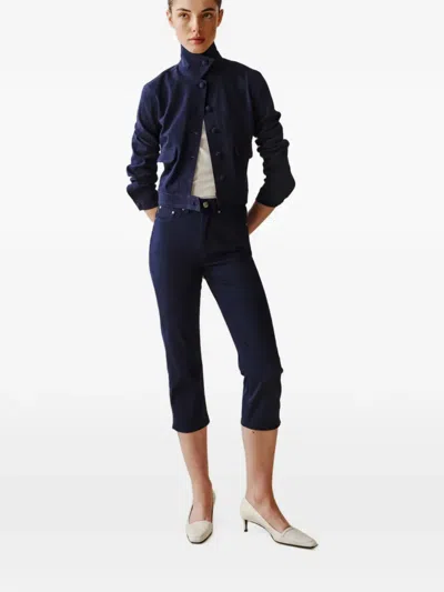 Dl1961 Button Denim Jacket In Blue