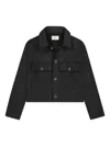Dl1961 Button-down Jacket In Black