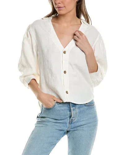 Dl1961 Candice Linen Shirt In White