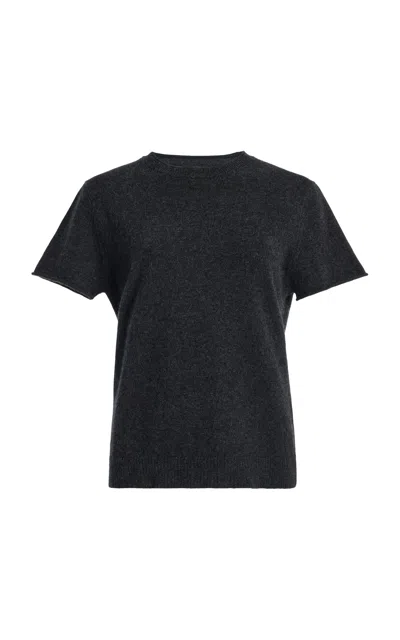 Dl1961 Cashmere Knit Tee In Grey