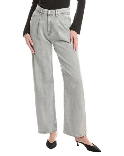 Dl1961 Casie Light Storm Cloud Relaxed Wide Leg Jean In Gray