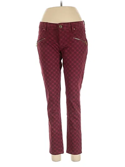Pre-owned Dl1961 Casual Pants In Burgundy