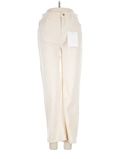 Pre-owned Dl1961 Casual Pants In Ivory