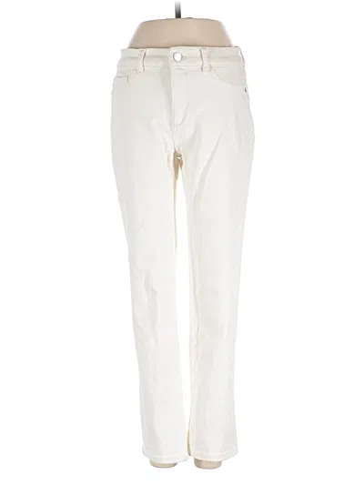 Pre-owned Dl1961 Casual Pants In Ivory